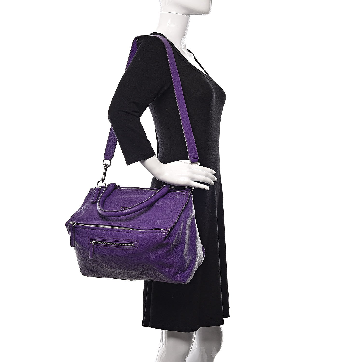 Givenchy Sugar Goatskin Medium Pandora Purple 2 of 12