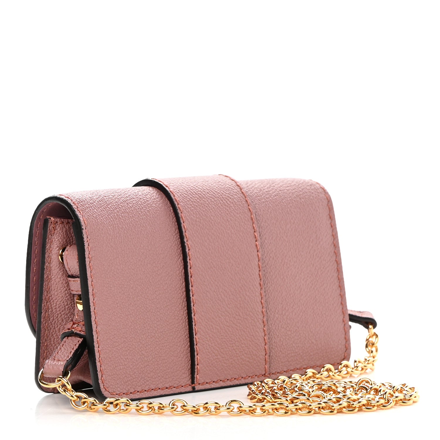 Burberry Grainy Calfskin Mini Buckle Bag Pink 3 of 11