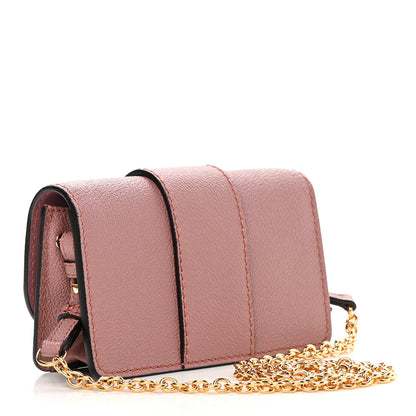 Burberry Grainy Calfskin Mini Buckle Bag Pink 3 of 11