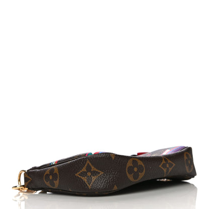 Louis Vuitton Monogram 2020 Christmas Animation Bumper Cars Mini Pochette Accessories Coquelicot 5 of 16