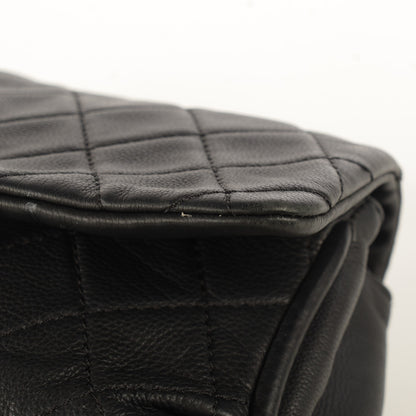 Chanel Calfskin Quilted CC Curvy Flap Black 9 of 11