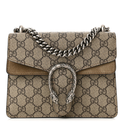 Gucci GG Supreme Monogram Mini Dionysus Shoulder Bag Taupe 1 of 14