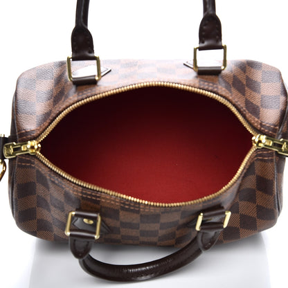 Louis Vuitton Damier Ebene Speedy Bandouliere 25 6 of 8