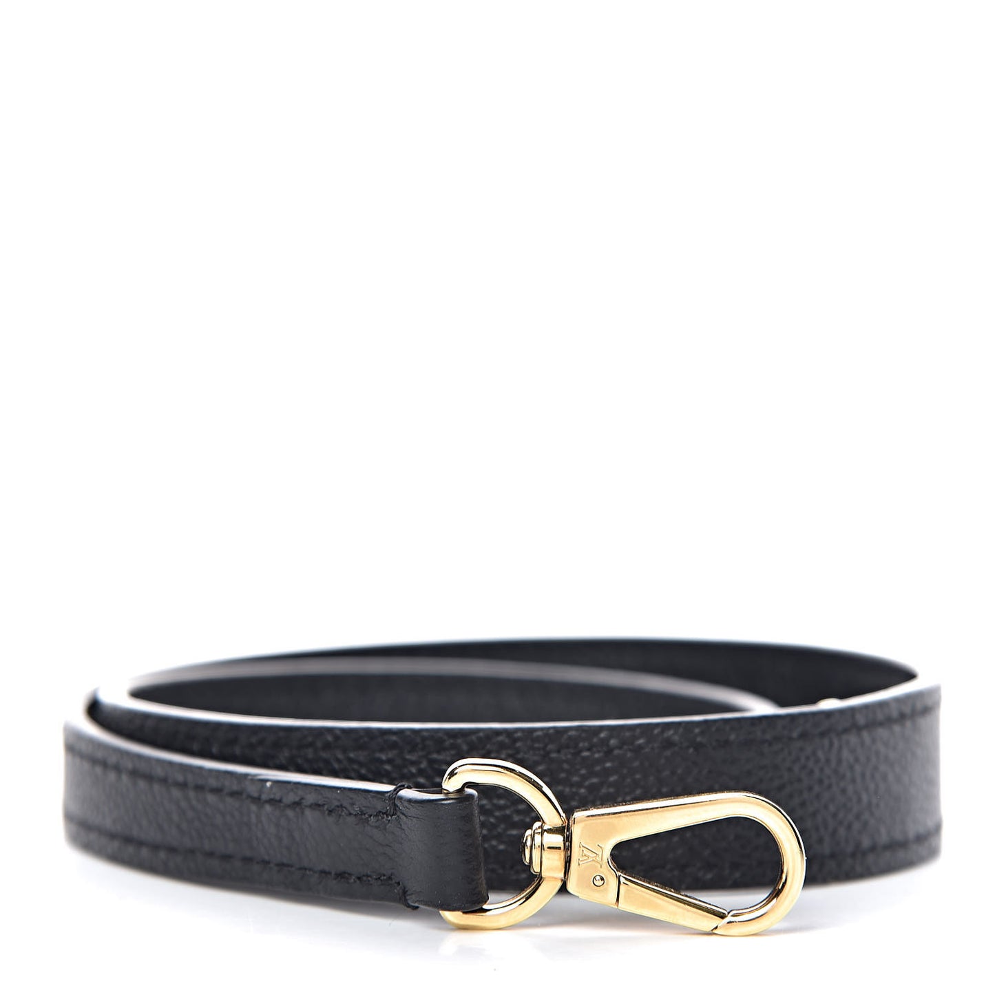 Calfskin Montaigne Shoulder Strap Black