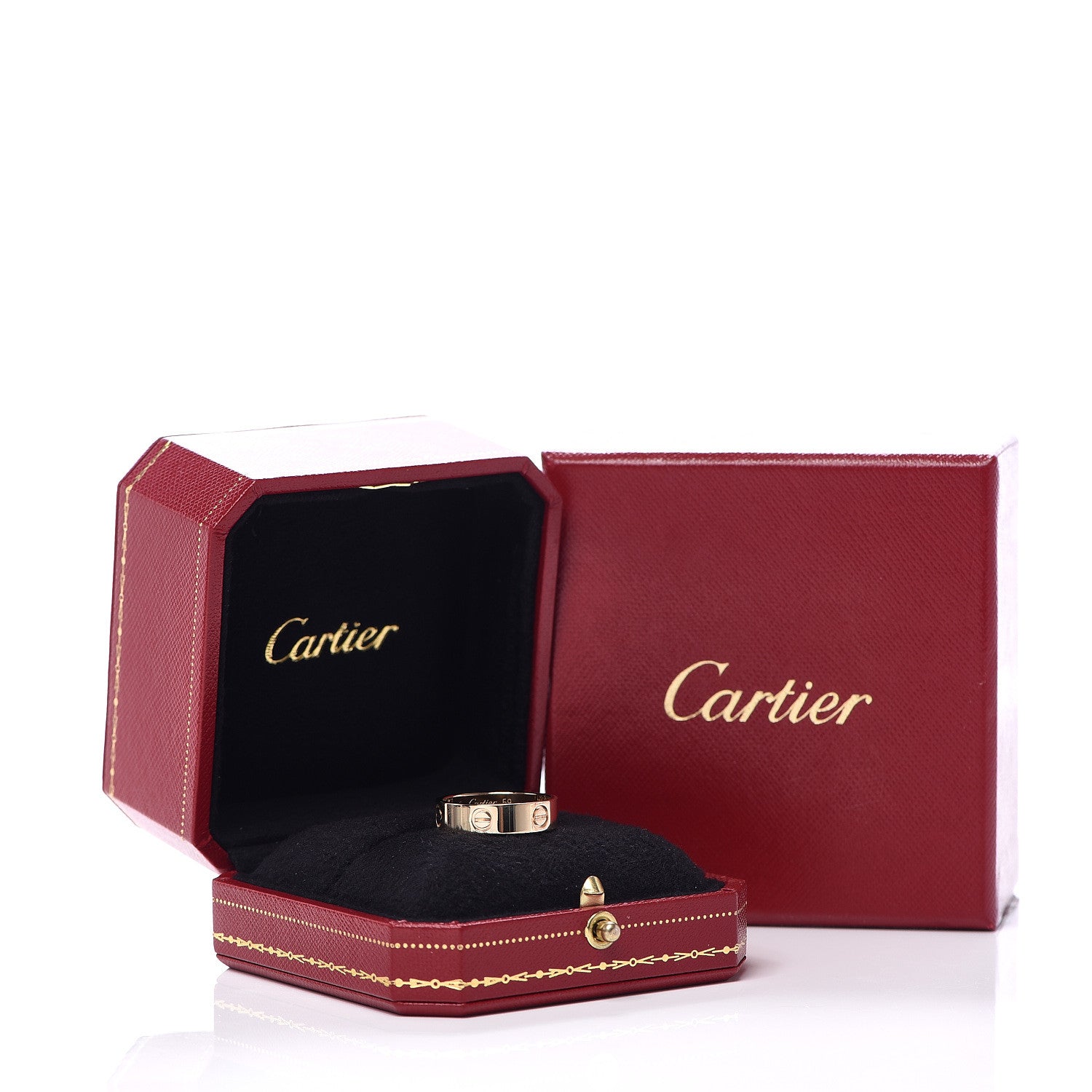 Cartier 18K Yellow Gold 5.5mm LOVE Ring 59 8.75 4 of 4