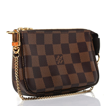 Louis Vuitton Damier Ebene Mini Pochette Accessories 3 of 8