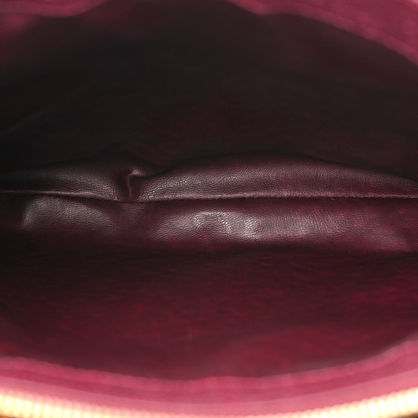 Caviar Flap Shoulder Bag Burgundy