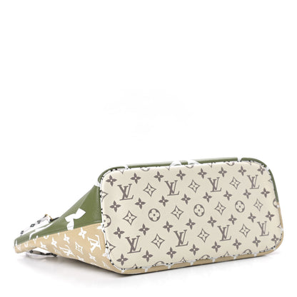 Louis Vuitton Monogram Giant Neverfull MM Kaki 4 of 8