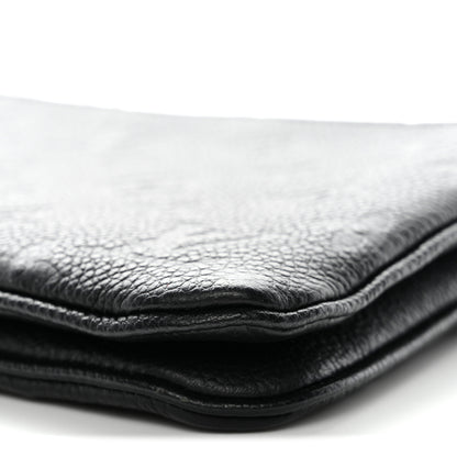 Louis Vuitton Empreinte Double Zip Pochette Black 10 of 11