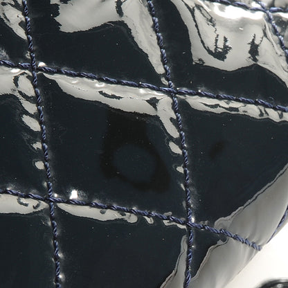 Chanel Vinyl Quilted In the Business Tote Navy 8 of 8