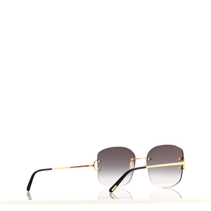 Cartier Metal C Decor Sunglasses CT0037RS Gold 4 of 8