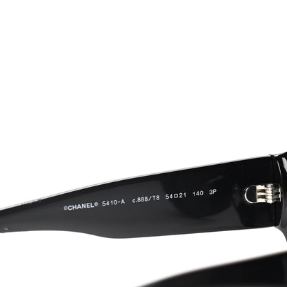 Chanel Acetate Polarized Round Sunglasses 5410 Black 6 of 7