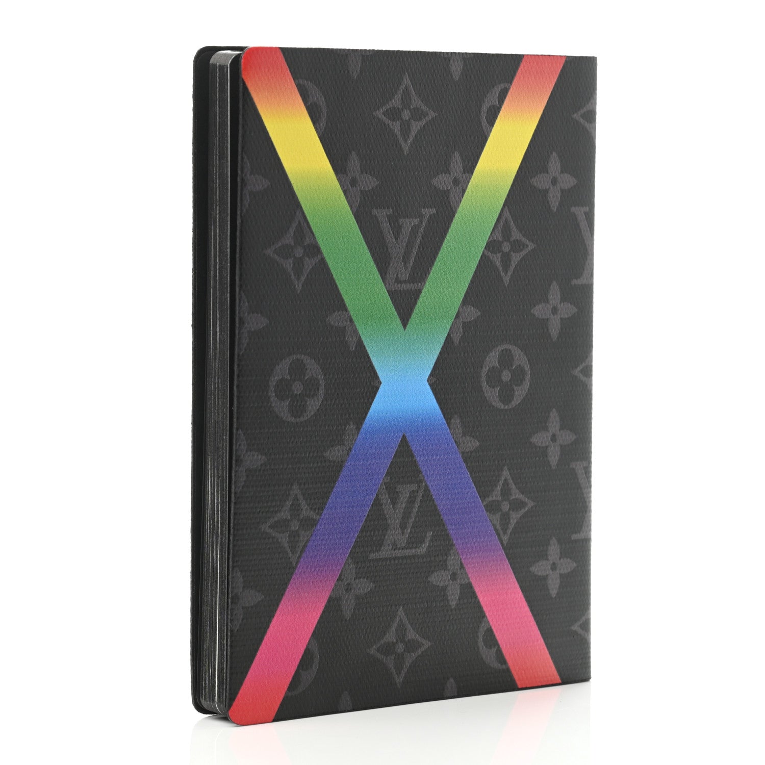 Louis Vuitton Monogram Eclipse Rainbow Clemence Notebook MM 2 of 4