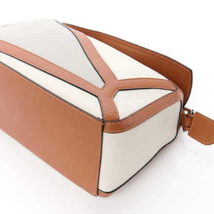 Loewe Calfskin Small Graphic Puzzle Bag Ghost Soft White 10 of 10