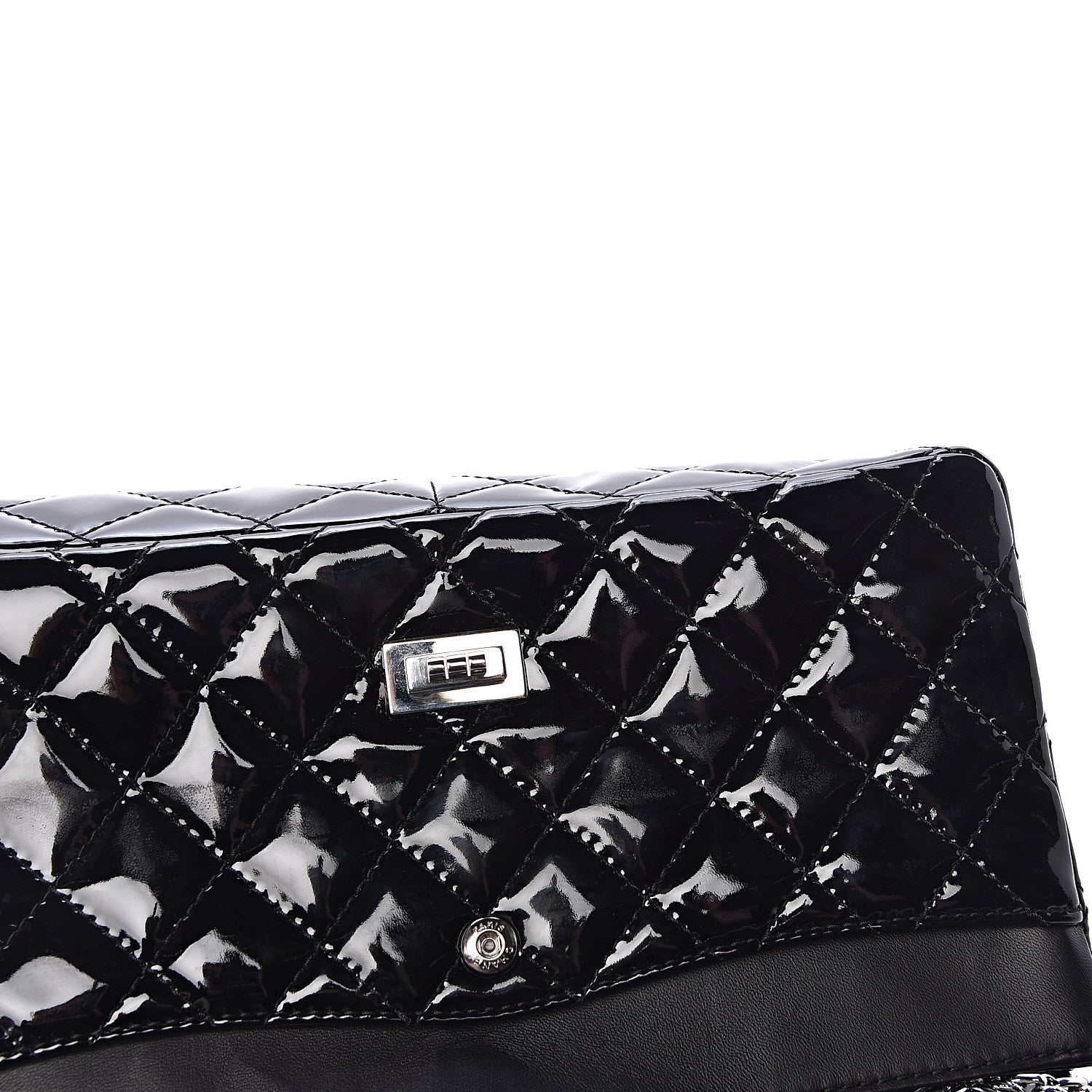 Chanel Patent Quilted 2.55 Reissue 227 Flap Black 11 of 12