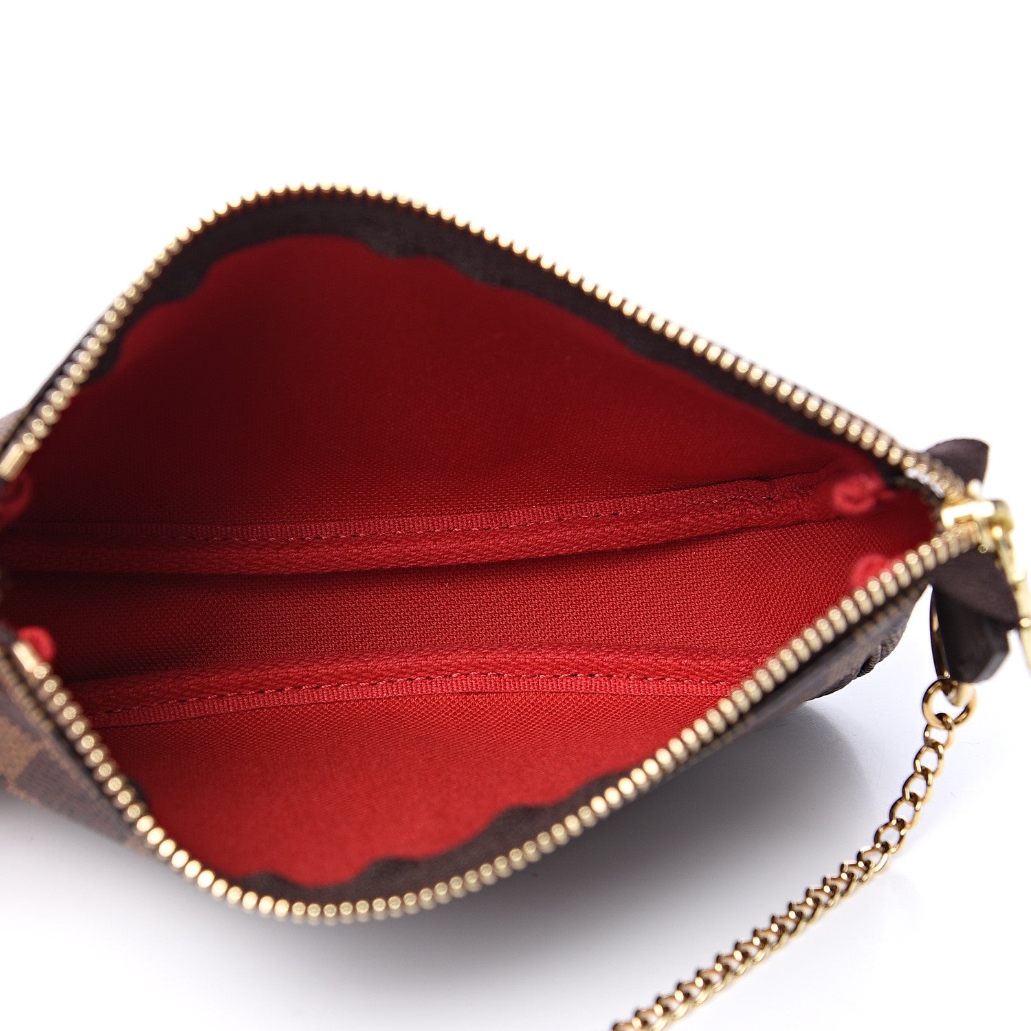 Louis Vuitton Damier Ebene Mini Pochette Accessories 4 of 6