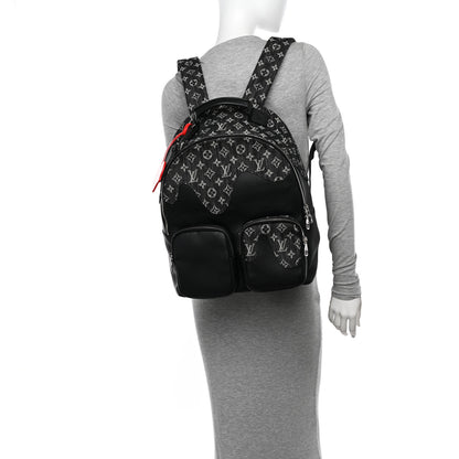 Louis Vuitton x NIGOLOUIS VUITTON x NIGO Taurillon Monogram Denim Drip Campus Backpack Black Black 2 of 12