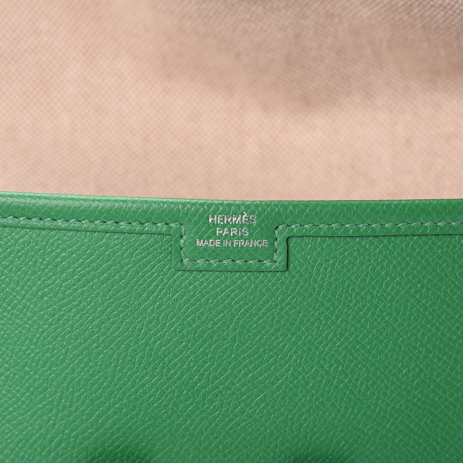 Hermes Epsom Jige PM Clutch Bambou 6 of 8