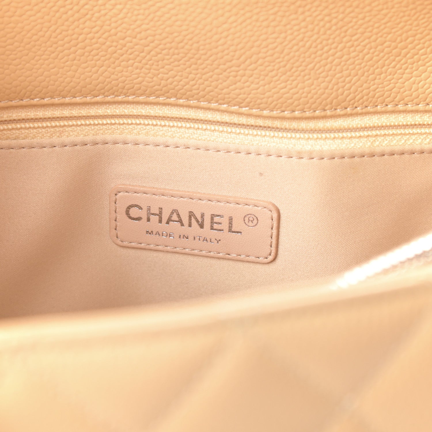 Chanel Caviar Quilted Grand Shopping Tote GST Beige 6 of 16
