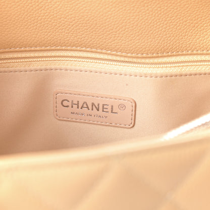 Chanel Caviar Quilted Grand Shopping Tote GST Beige 6 of 16