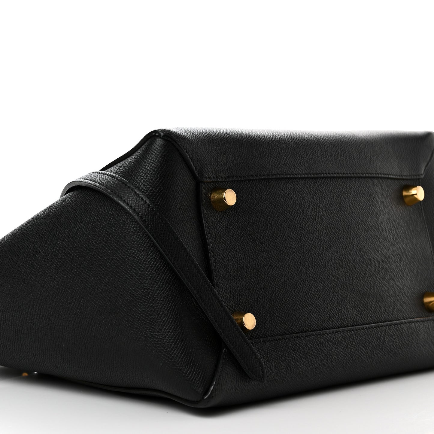 Grained Calfskin Mini Belt Bag Black