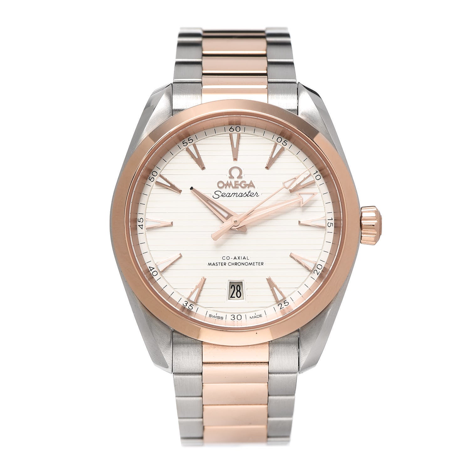 Omega Stainless Steel 18K Sedna Gold 38mm Seamaster Aqua Terra Co-Axial Automatic Watch 220.20.38.20.02.001 1 of 6