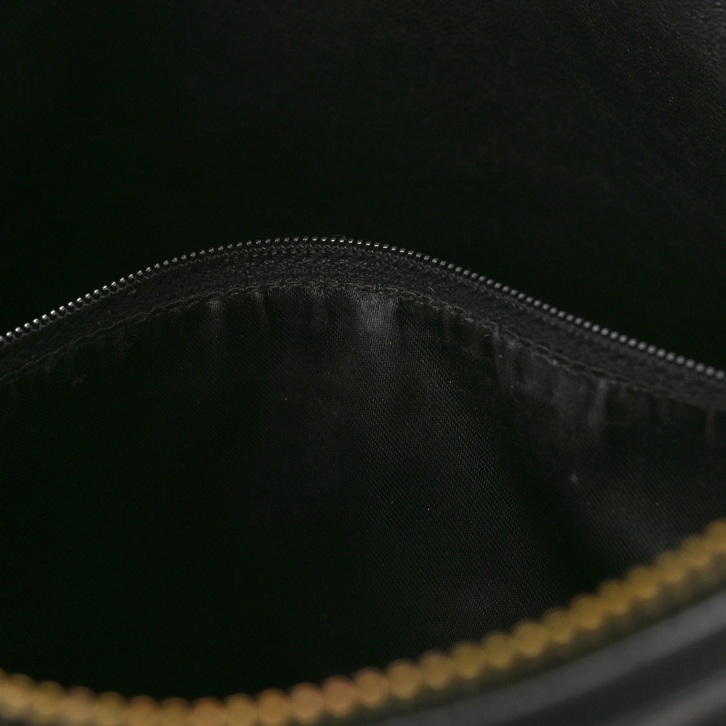 Lambskin Vertical Quilted Tassel Camera Case Black