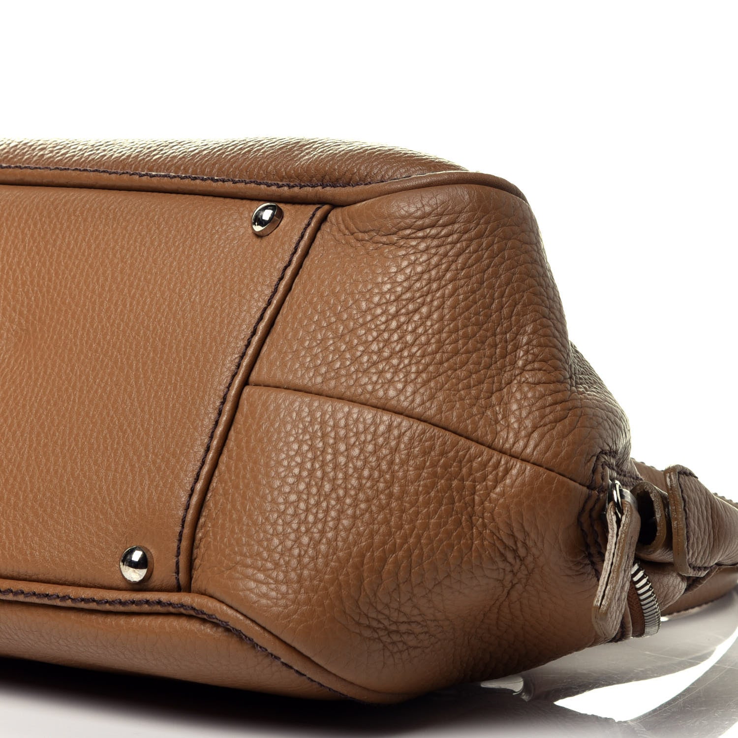 Chanel Calfskin Small Tassel Bowler Light Brown 9 of 9