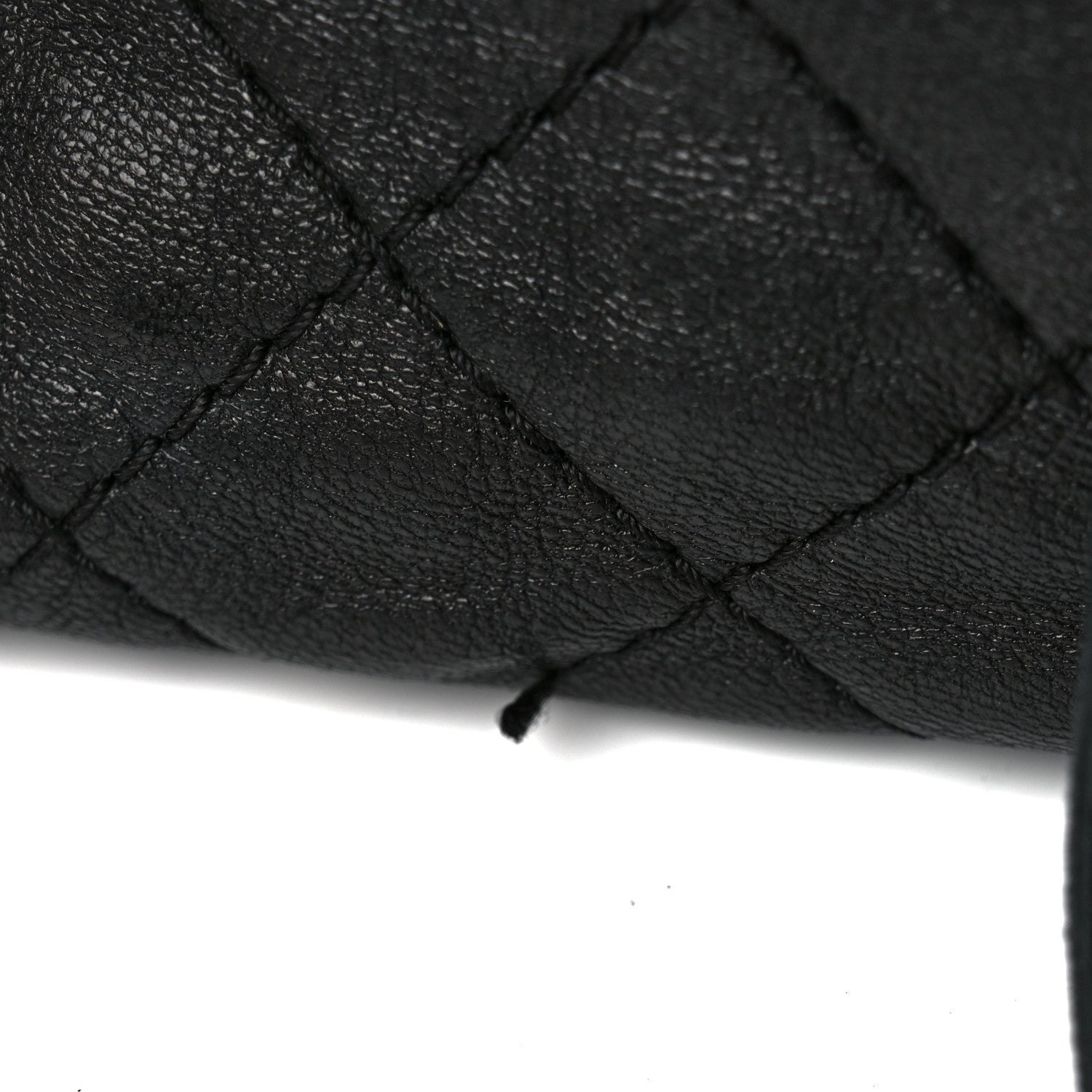 Chanel Goatskin Suede Calfskin Quilted Patchwork Drawstring Bag Black 13 of 14