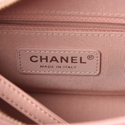 Chanel Aged Calfskin Quilted Small Gabrielle Hobo Pink 6 of 11