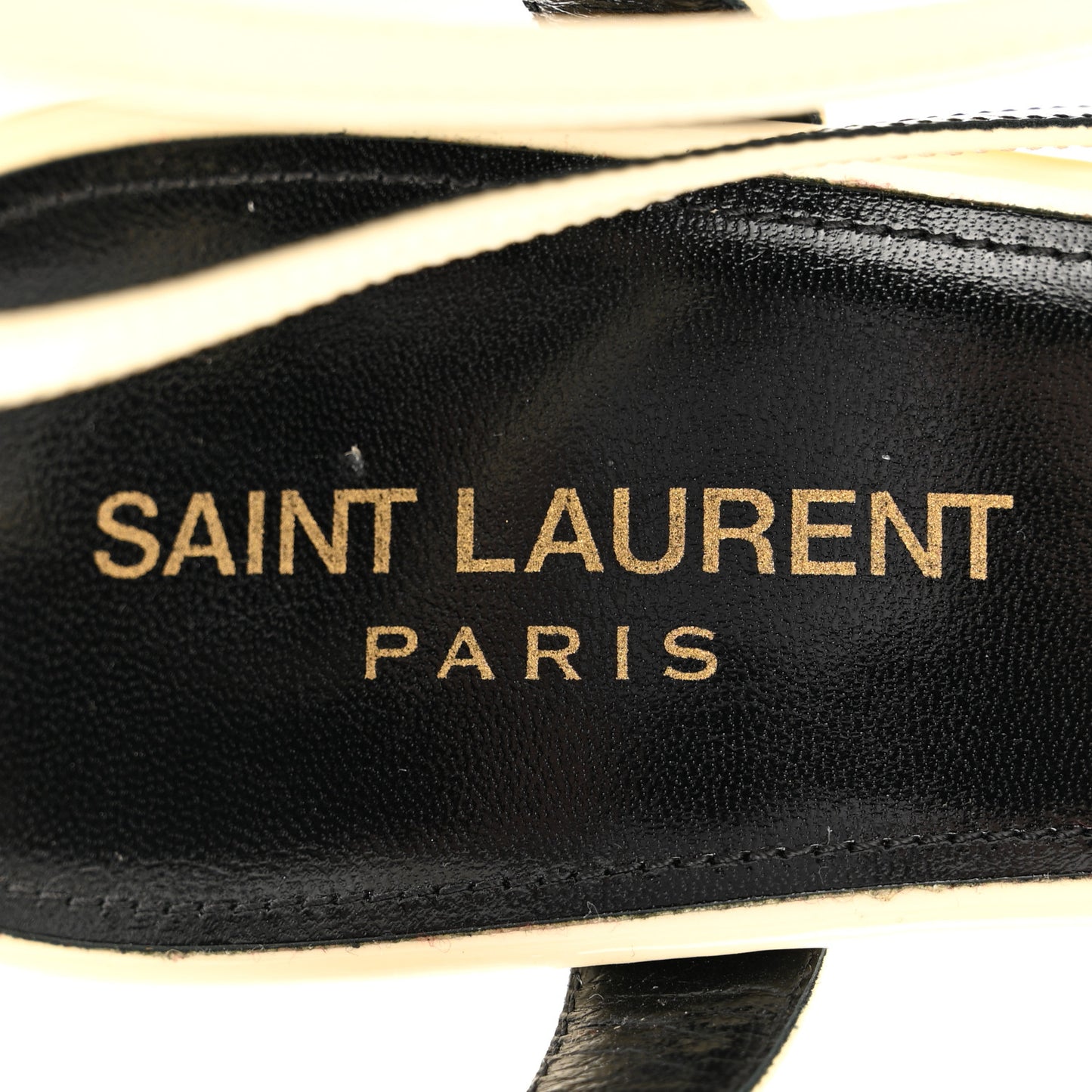 Patent Amy Sandals 38 Pearl