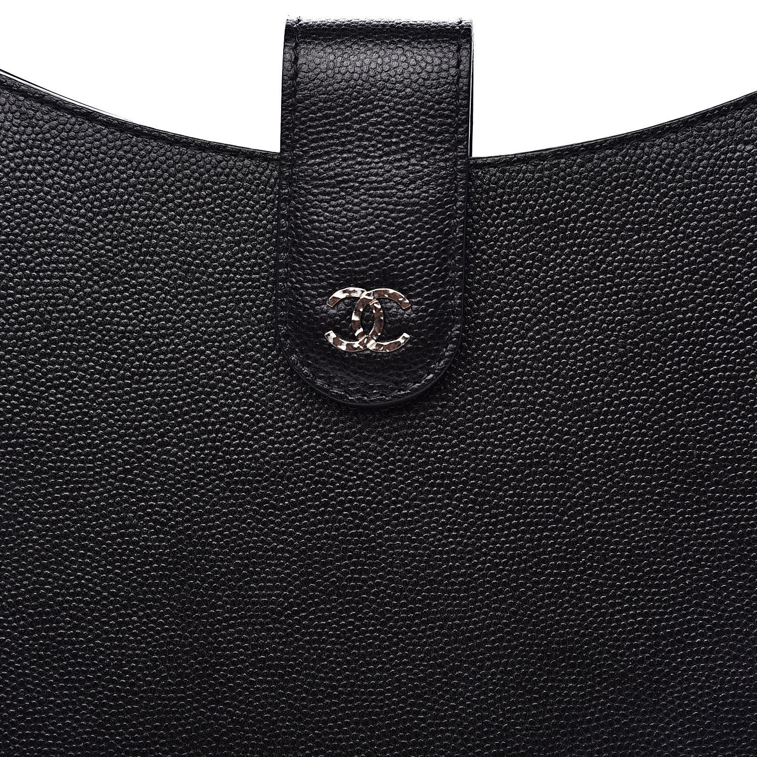 Chanel Caviar iPad Case Crossbody Black 9 of 9