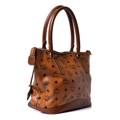 MCM Visetos Tote Cognac 2 of 4