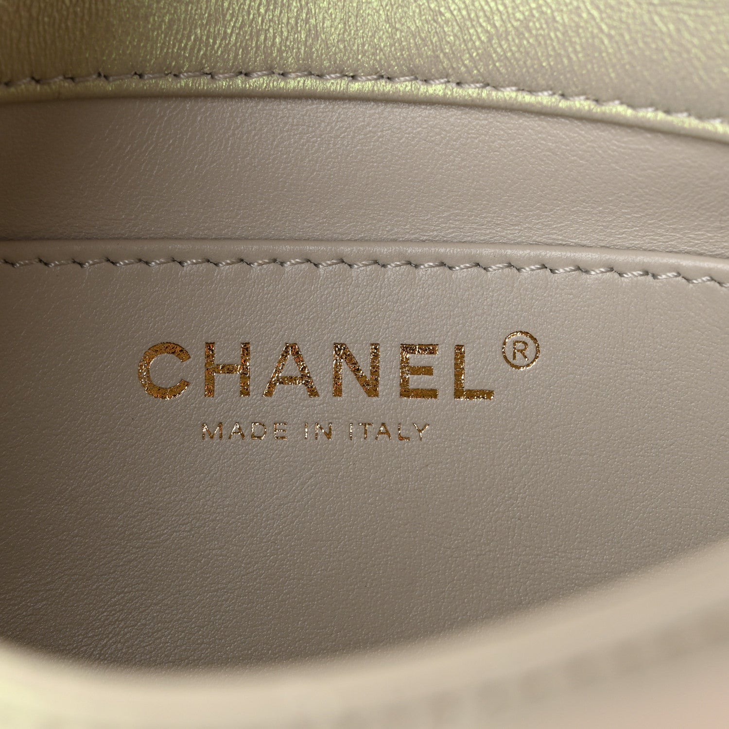 Chanel Pearly Lambskin Pearl Quilted Mini Flap Ivory 6 of 12