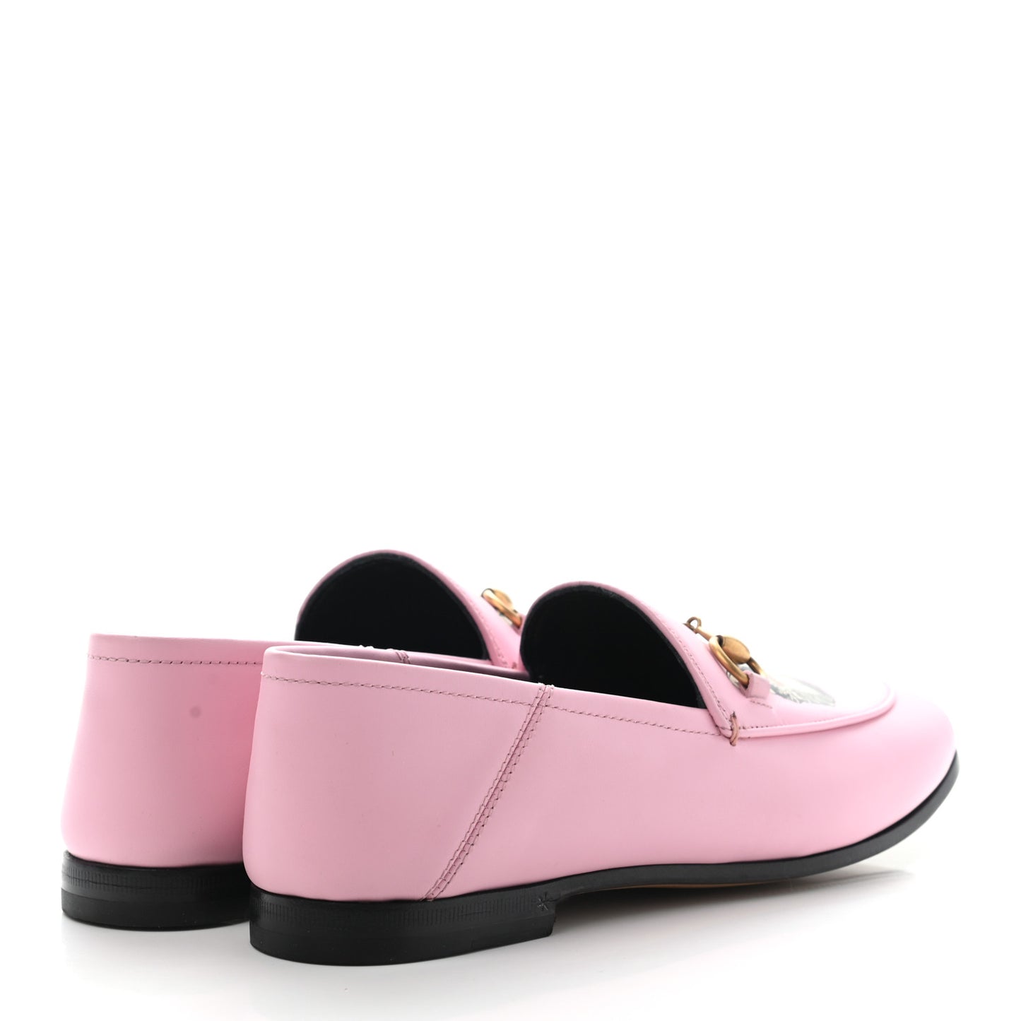 Lambskin Mystic Cat Womens Brixton Horsebit Loafers 35.5 Perfect Pink
