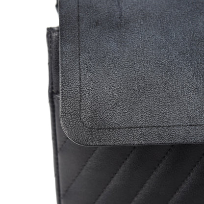 Chanel Sheepskin Chevron Quilted 2.55 Reissue 227 Flap So Black 16 of 20