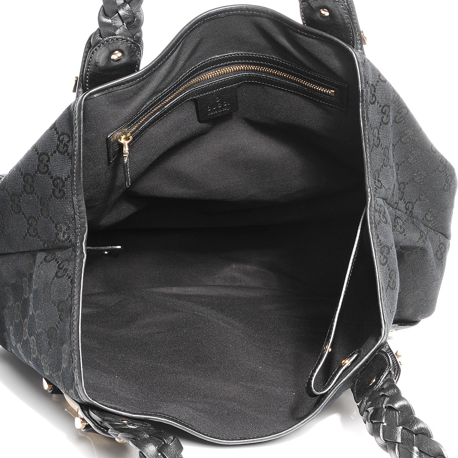 Gucci Monogram Medium Pelham Shoulder Bag Black 9 of 9