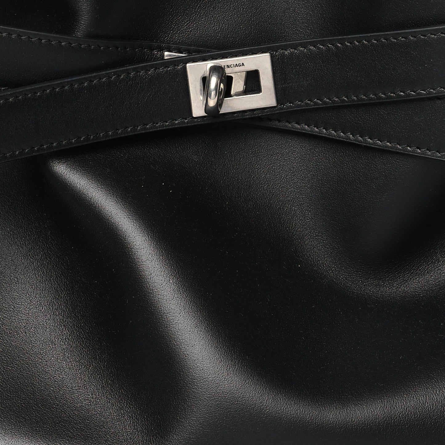 Smooth Calfskin Medium Bel Air Shoulder Bag Black