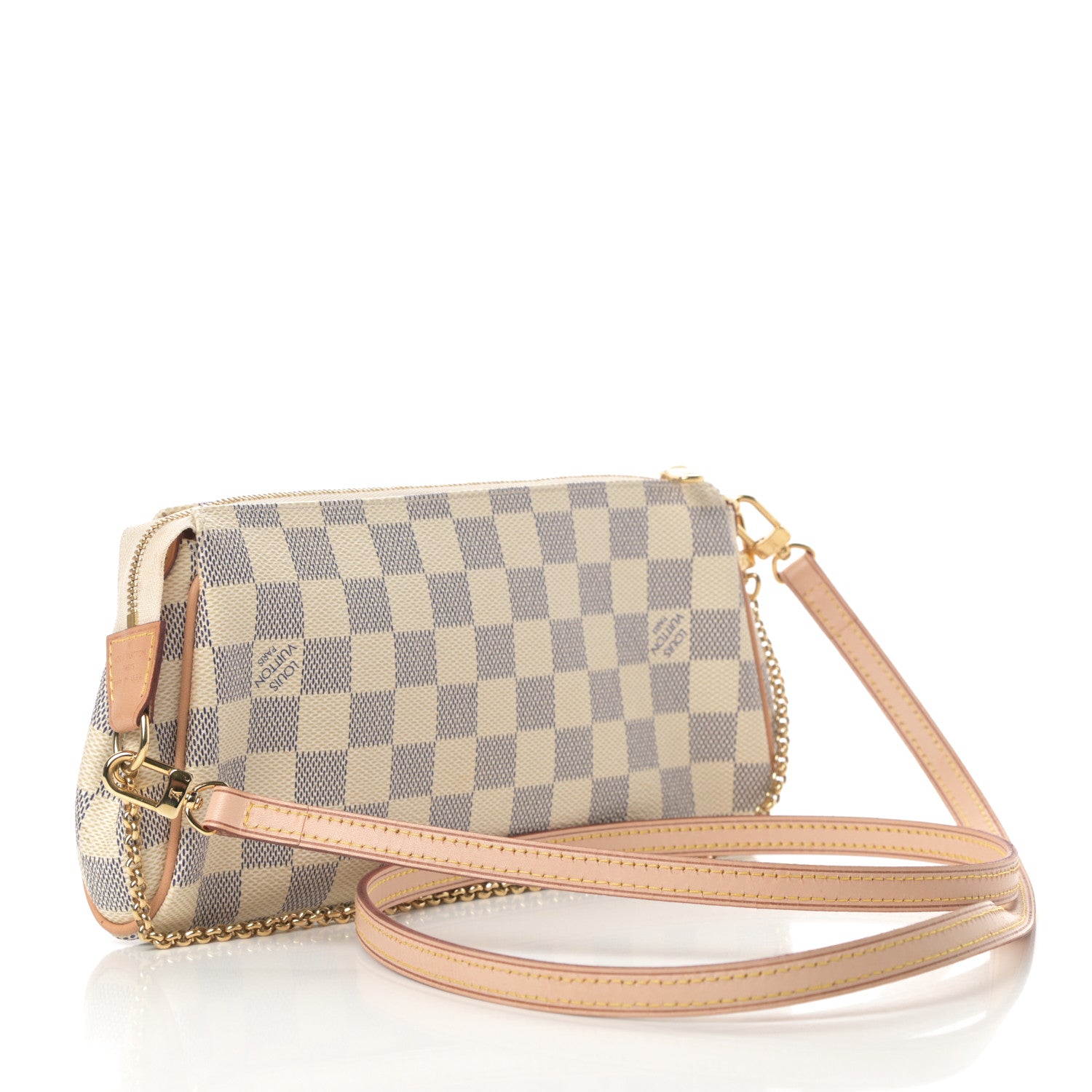 Louis Vuitton Damier Azur Eva Clutch 3 of 10