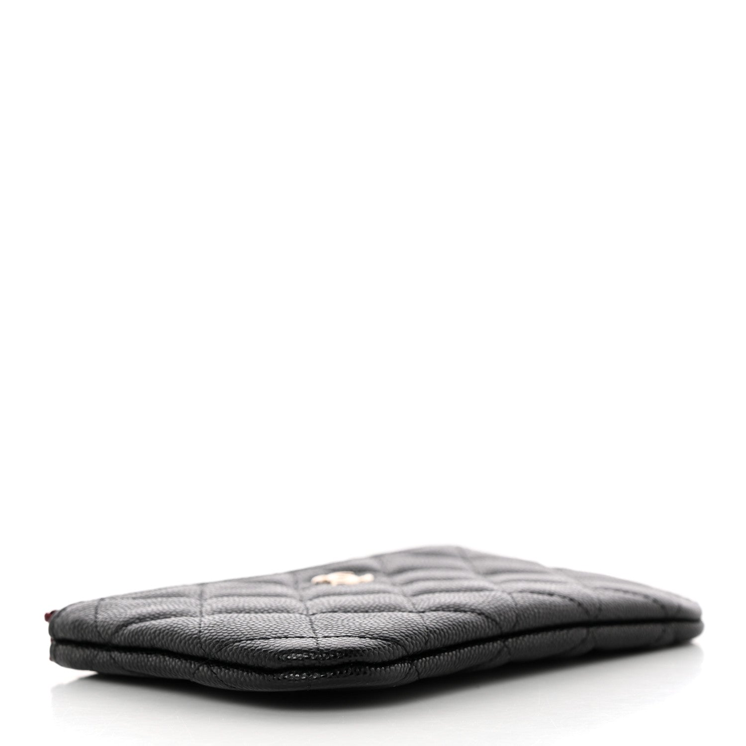 Chanel Caviar Quilted Small Cosmetic Case Black 4 of 7