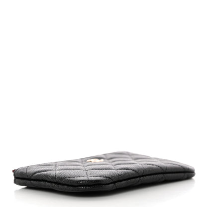 Chanel Caviar Quilted Small Cosmetic Case Black 4 of 7