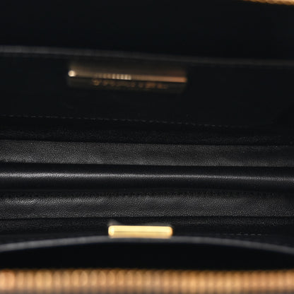 Chanel Calfskin Quilted Studded Square Vanity Case Black 5 of 11