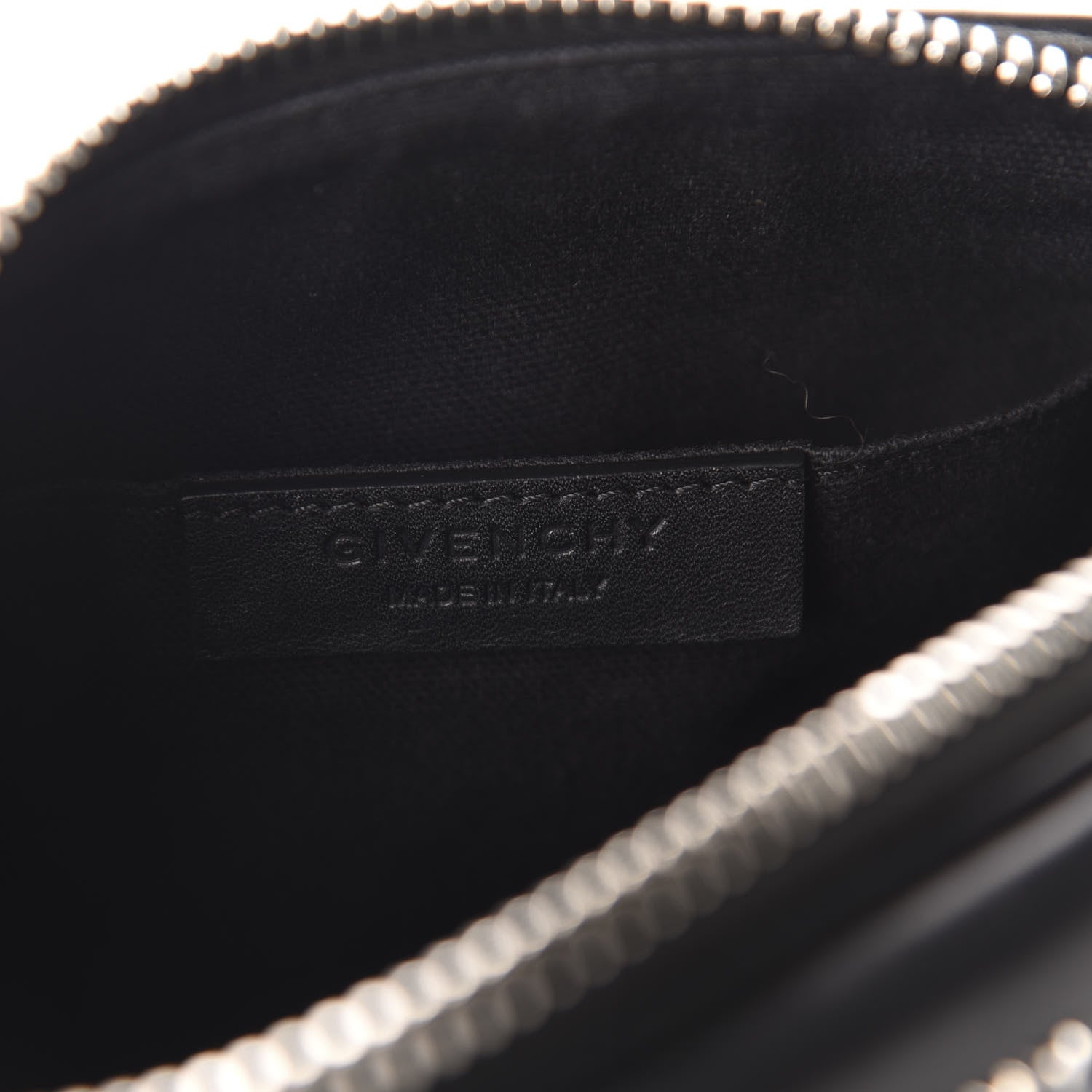 Givenchy Calfskin Small Studded Antigona Beauty Wristlet Black 6 of 8