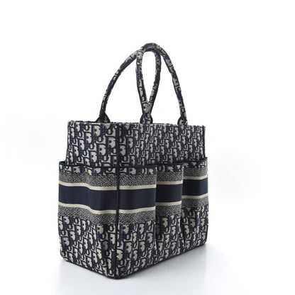 Christian Dior Oblique Catherine Tote Blue 3 of 11