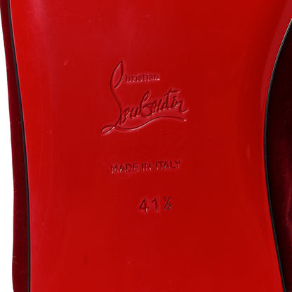 Christian Louboutin Velvet Mens Coolito Loafer Mules 41.5 Red 6 of 7