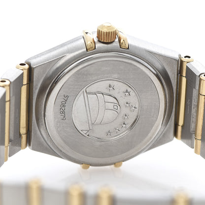 Omega Stainless Steel 18K Yellow Gold 22mm Constellation Quartz Watch Champagne 1262.10 5 of 5