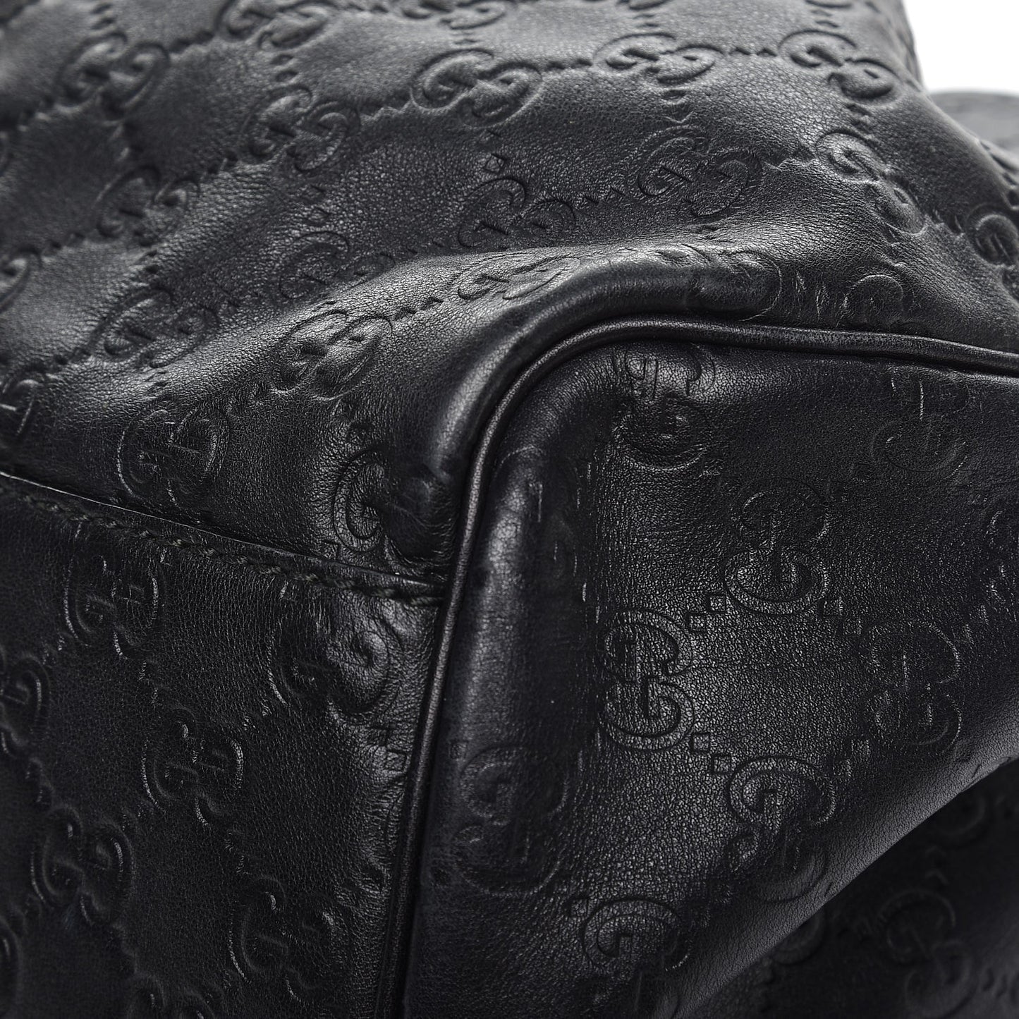 Guccissima Large Sukey Tote Black