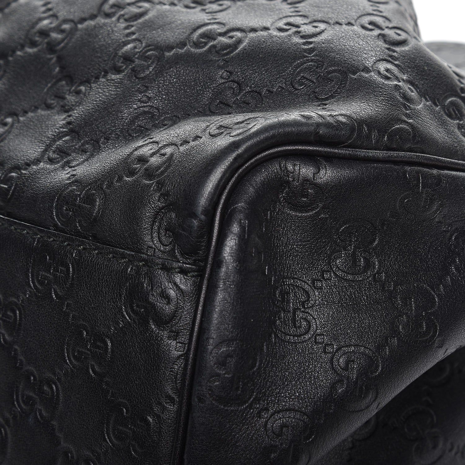 Gucci Guccissima Large Sukey Tote Black 10 of 12