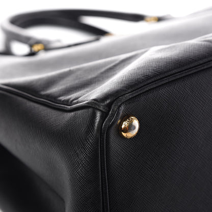 Prada Saffiano Large Galleria Double Zip Tote Black 10 of 14