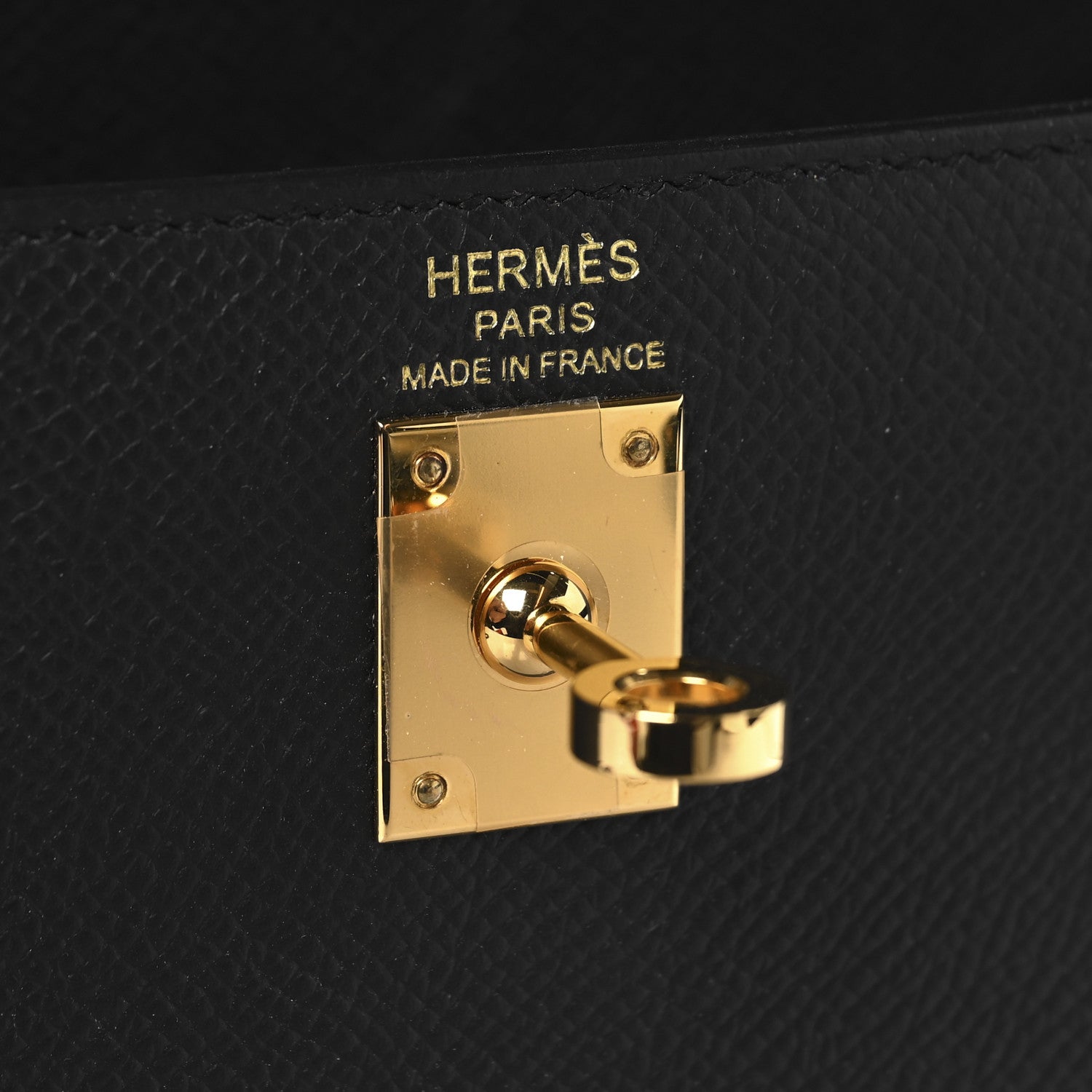 Hermes Epsom Kelly Sellier 25 Black 6 of 14